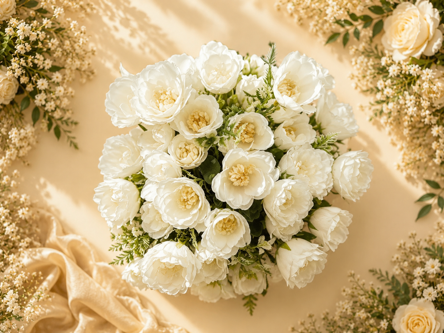 WHITE ROSE STICK